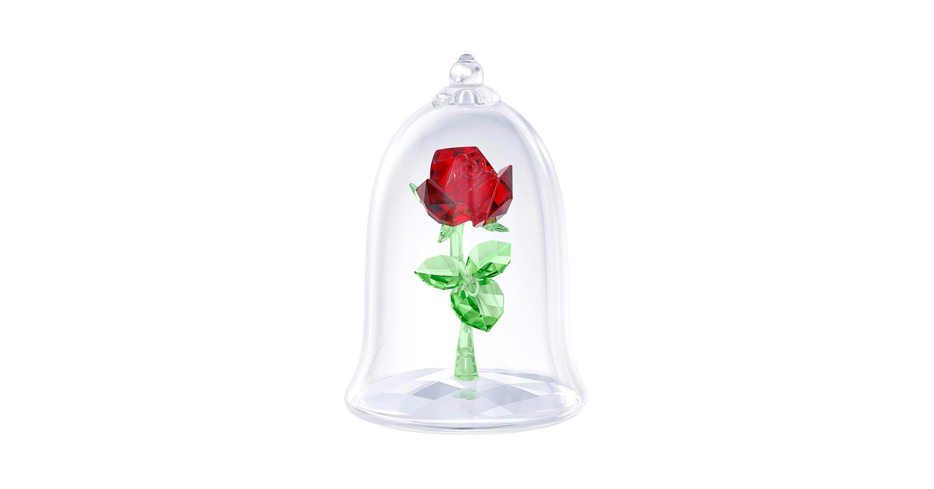 スワロフスキー　美女と野獣　薔薇　クリスタル　オブジェ SWAROVSKI 並行輸入品 スワロフスキー クリスタルフィギュア